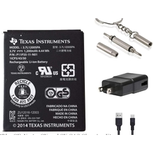 Battery and Charging Kit for TI 84 Plus CE - TI Nspire CX II TI Nspire CX CAS II - TI Nspire CX - TI Nspire - TI Nspire CAS, CX, CX CAS - TI 84 Plus C SE