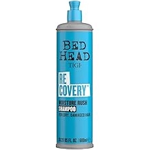 Bed Head by TIGI 600ml Recovery Moisturising Shampoo - Hydrating, Sulphate-Free, Keratin Enriched, Salon Professional Hair Wash for Dry, Damaged Hair, Repair Frizz and Scalp with Gentle Daily Cleanse