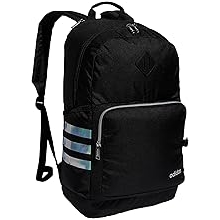 Classic 3-Stripe Backpack durable backpack student athletic sport laptop book bag DISCONTINUED
