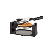 Belgian Waffle Maker Commercial Double Waring Breakfast Iron Kitchen Heavy New