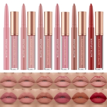 BestLand 12Pcs Matte Liquid Lipstick  Lip Liner Pens Set, One Step Lips Makeup Sets Pigment Velvety Nude Lip Stain Waterproof Long Wear Lip Gloss Make up Gift Set Set C