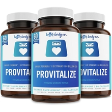 Better Body Co. Provitalize | Probiotics for Women, Menopause, 68.2 Billion CFU, Digestive Health - Relief for Bloating, Hot Flashes, Joint Support, Night Sweats - Gut Health &amp; Metabolism 3 Pack