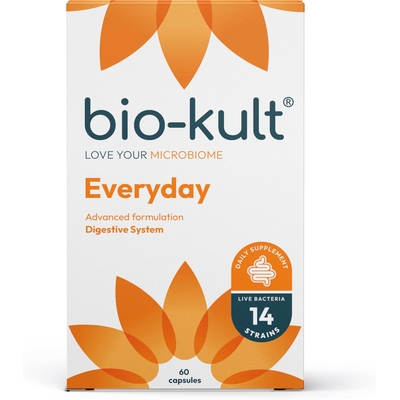 Bio-Kult Everyday Multi-Strain Formulation Probiotics for Digestive System, 60 Capsules Pack of 1