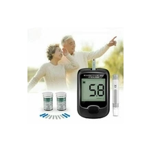 Blood Glucose Starter Kit Glucometer Sugar Meter Monitor Diabetes 50 Test Strips