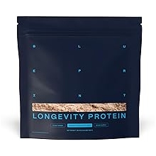 Blueprint Bryan Johnson Chocolate Protein Powder   Vegan Plant-Based Supplement with Cocoa Powder   Clean Ingredients   26g Protein per Serving   Non-GMO   30 Servings