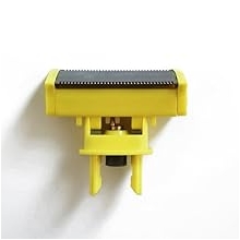 Body Hair Trimmer for Men Groin Hair Trimmers for Men Electric Shaver, 4 Replaceable Blade Heads & Cleaning Brush, Waterproof Wet/Dry Body Groomer Replaceable Blade Heads