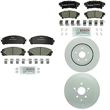 Bosch QuietCast Front & Rear Brake Bundle BC1324, BC1391, 50011479, 50011501