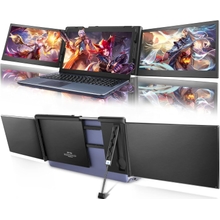 BQAA 12&amp;#39;&amp;#39; Portable Dual Triple Portable Monitor for Laptop, Laptop Monitor Screen Extender FHD 1080P IPS Screen with Full Function Type-C for 13.3-16.5 Inch Only Windows LaptopAndroid Phone P2S