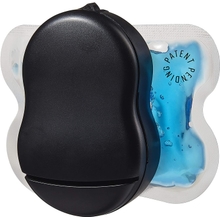 Buzzy - Healthcare Vibrating Ice Pack - Sharp Pain Relief for IV &amp; Lab Procedures - As Seen On Shark Tank - Professional Tool for Injection Pain - X-Large - Black