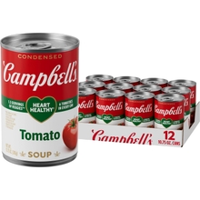 Campbell & # 39؛ s مكثف صحي طلب شوربة طماطم ، 10.75 أونصة يمكن أن تحزم من 12 مايو التعبئة والتغليف Vary