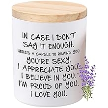 BFJLIFE Candles Gifts for Her Funny Novelty Unique Valentines Mothers Day Anniversary Birthday Christmas Gifts for Her Girlfriend Wife Women Stocking Stuffers Lavender Scented Soy Candle