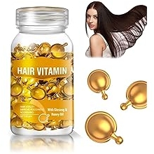 Capsules for Hair Care, 30PCS Hair Vitamin Serum Capsules, Moroccanoil Hair Oil for Repair and Care, Improves Dryness and Frizz