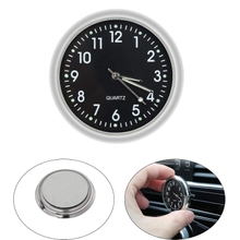 Car Mini Clock Car Dashboard Clocks Luminous Car Clock Pocket Stick-On Clock Cars Air Vent Clip Quartz Clocks Vehicle Dashboard for Cars Boat Bike Automotive Replacement Clocks Dashboard Clock