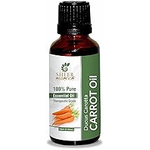 CARROT OIL 100% Pure Undiluted Natural Uncut Therapeutic Grade Cold Pressed Carrier Oils For Skin, Hair And Aromatherapy 500ML