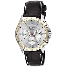 Casio Enticer Chronograph White Dial Mens Watch - MTP-1374L-7AVDF A835