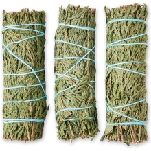 Cedar Smudge Sticks 4 Inch | Cedar Sage Smudging Wands | Wholesale Sage Bulk Sage Kit | Salvia Blanca para Limpiar | Sustainably Sourced California Sage