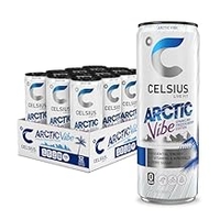 CELSIUS ARCTIC VIBE Sparkling Frozen Berry, Sugar Free Energy Drink, 12 Fl Oz Pack of 12
