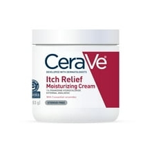 CeraVe Itch Relief Moisturizing Cream Steroid-Free Treatment for Dry & Itchy Skin, 16 oz