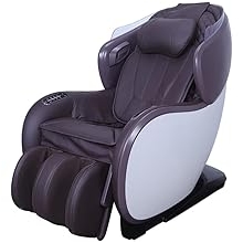 Synca Wellness CirC 3 Heated Massage Chair - Zero Gravity, SL Track, Wireless Remote, Movement Detection, Compact Design for Quality Comfort, Sophisticated Brown