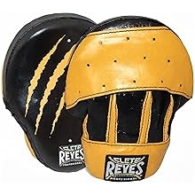 CLETO REYES Boxing Punching Mitts, Focus Sparring Striking Training Punch Pads, MMA, Kickboxing, Muay Thai, Leather