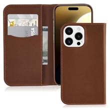 Coach iPhone 16 PRO Signature Canvas Wallet Folio Case, Hazelnut