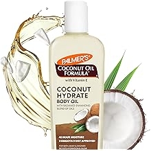 Palmer's Coconut Oil Formula Body Oil, Body Moisturizer with Green Coffee Extract, Bath Oil for Dry Skin, 8.5 Ounces (Pour Cap)