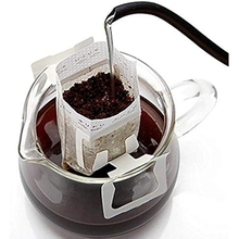 Coffee Filter Paper Bag 100 pieces, Hanging Ear Drip Coffee Bag Single Serve Disposable Drip Coffee Filter Bag Perfect for House, Travel, Office Daily