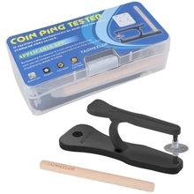 Coin Ping Tester Kit, The Pocket Coin Ping pinger Tester Kit, Gold & Silver Coin Ping Testing- Coin Validation via Ping Resonance Testing & Size Comparison, Portable & Technical Specifications Style