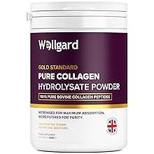 Collagen Powder, Gold Standard Bovine Collagen Peptides Powder by Wellgard - High Levels of The 8 Essential Amino Acids, Collagen Supplements, Halal & Kosher, Made in UK