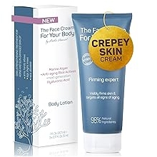 Crepe Firming Advanced Cream - European Hi-tech Skin care - Hyaluronic Acid in the 50-3000 kDa Molecular Spectrum - Tightening & Lifting Collagen Repair Treatment - Best for Body, Face and Neck 7.5 oz