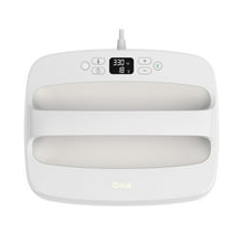 Cricut EasyPress 2, Daybreak - 12 นิ้ว x 10 นิ้ว - เครื่องกดความร้อนแบบมือถือ สีขาว