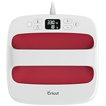 Cricut EasyPress 2 เครื่องกดความร้อน 9 ใน x 9 ใน, เหมาะสําหรับเสื้อยืด, กระเป ⁇ าใส่ของ, หมอน, ผ้ากันเปื้อนและอื่น ๆ , การควบคุมอุณหภูมิที่แม่นยํา, คุณสมบัติฐานความปลอดภัยฉนวนและอัตโนมัติ, ราสเบอร์รี่