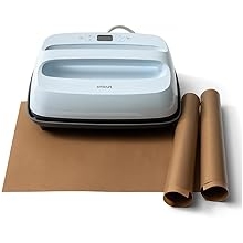 Cricut EasyPress 3 Heat Press Machine 12 "x 10" with Teflon Sheets,Blue