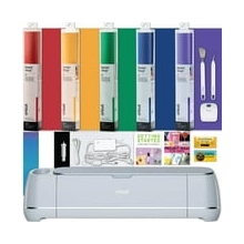Cricut Maker 3 Machine + Tools & Rainbow Smart Vinyl Bundle - Premium DIY Cutter for Crafts & Vinyl Projects