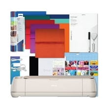 Cricut Maker 4 เครื่องไดคัทไฟฟ้าพร้อมแผ่นไวนิลและชุดม้วน
