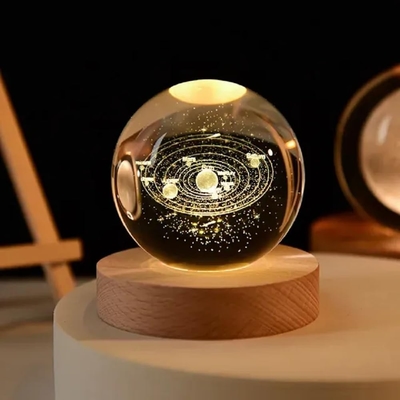 Crystal Ball Night Light Solar System [Energy Class A]