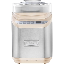 Cuisinart ICE-70CRM 2-Quart Cool Creations Ice Cream, Frozen Yogurt, Gelato and Sorbet Maker, LCD Screen with Countdown Timer, Makes Frozen Treats in 20-Minutes or Less, Cream