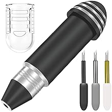 ใบมีดตัด + ตัวเรือน, ผ้าจุดลึกและผ้าประสาน และใบมีดจุดละเอียดระดับพรีเมียม เข้ากันได้กับ Cricut Maker, Maker 3,สํารวจอากาศ/2/3 และสํารวจหนึ่ง