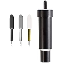 Cutting Blade + Housing, Deep-Point & Bonded-Fabric and Premium Fine Point Blade, Compatible with Cricut Maker, Maker 3, Explore Air/2/3 and Explore One Black