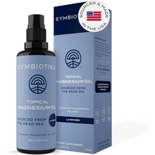 CYMBIOTIKA Topical Magnesium Oil Spray for Body, Supplement for Leg Cramps, Muscle, Joint Health &amp; Sleep Support, Includes Magnesium Chloride, Lavender Extract, Aloe Vera - Skin Applicator
