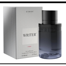 Cyrus WRITER Eau de Parfum for Men, 3.3 Fl Oz, Premium Fragrance in Elegant Black Bottle