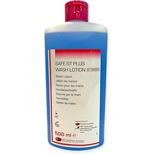 safe-st plus wash lotion 500 ml mild and moisturizing liquid soap ph skin-friendly hand wash soap practical refill soap