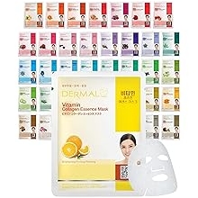 DERMAL 39 Combo Pack Made in Korea Facial Mask &ndash; 20+ Years of K-Beauty Experience, Premium Quality Korean Sheet Masks for Daily Skincare Routine