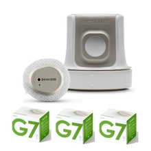 Dexcom G7 CGM System Sensor Patch Set of 3 STP-GT-016 Applicator Set