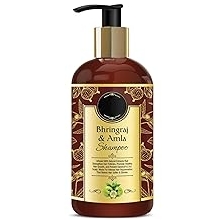 DK Bhringraj & Amla Hair Shampoo, No Sls/Sulphate, Paraben, Silicones, Strengthens Hair, Promotes Growth, 300 ml
