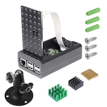 Dorhea Raspberry Pi 3 B+ Case Supporting Camera Installation with Heatsinks Case Holder for Raspberry Pi 3 Model B+,Raspberry Pi 3 Model B, Pi 2 Model B &amp; Pi Model B+