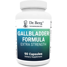 Dr. Berg Gallbladder Formula Extra Strength - Made w/Purified Bile Salts &amp; Ox Bile Digestive Enzymes - Includes Carefully Selected Digestive Herbs - Full 45 Day Supply - 90 Capsules