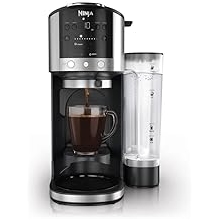 Ninja DualBrew Coffee Maker | Brew Coffee Grounds & Pods | Brew Classic, Rich, Over Ice, Cold Brew | Brew Single-Serve Cup to Full 12-Cup Carafe | Stainless Steel | GP161