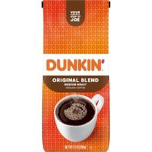 Dunkin&amp;#39; Original Blend Medium Roast Ground Coffee, 12 Ounce