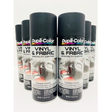 Duplicolor HVP106-6pack Vinyl &amp; Fabric Spray Flat Berprestasi Tinggi Black-11 Oz. Aerosol Boleh